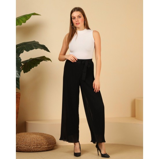 KADIN TESSETTÜR PİLİSELİ ŞİFON PANTALON KADIN TESSETTÜR PİLİSELİ ŞİFON PANTALON