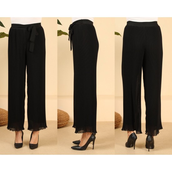 KADIN TESSETTÜR PİLİSELİ ŞİFON PANTALON KADIN TESSETTÜR PİLİSELİ ŞİFON PANTALON